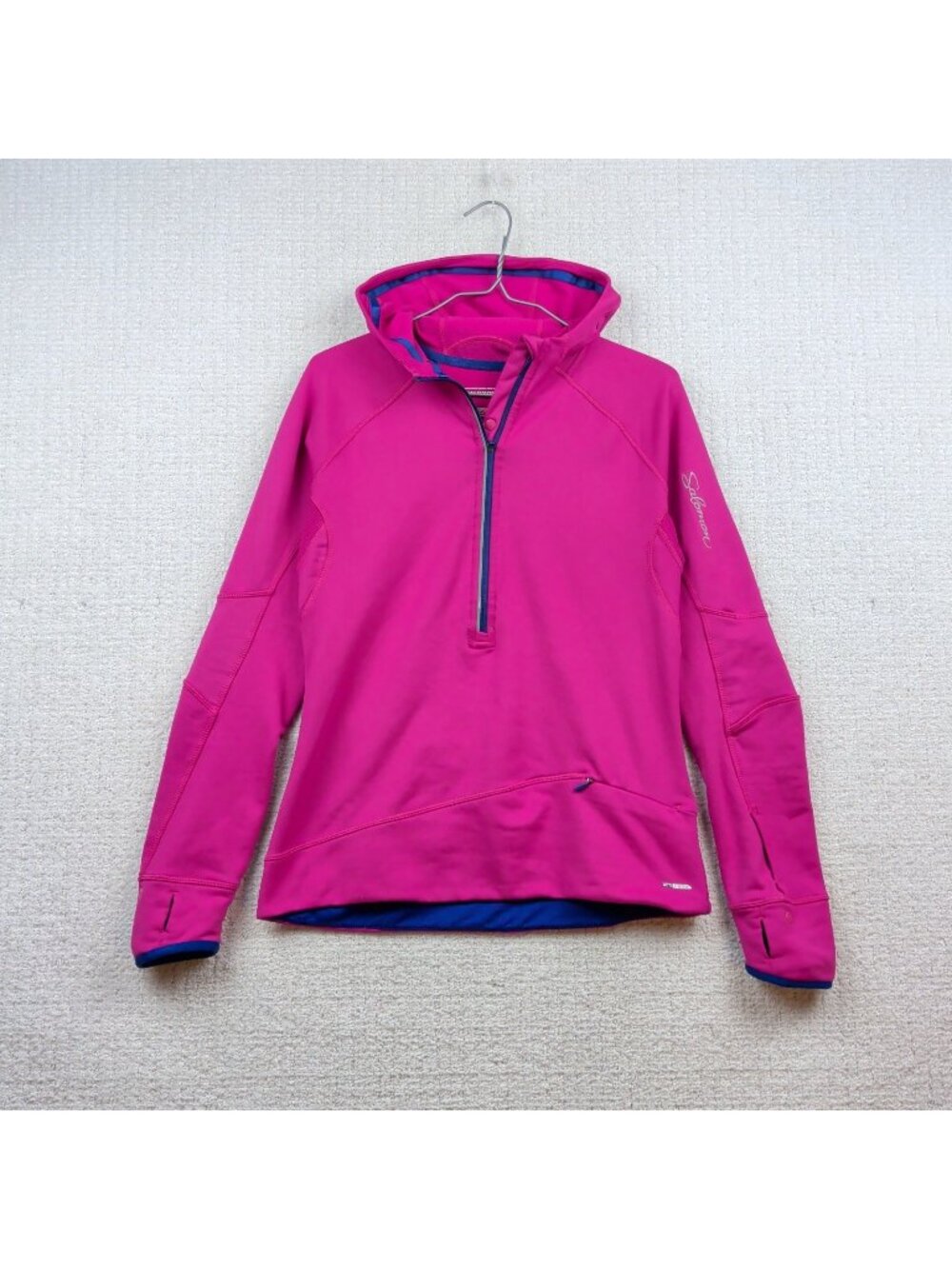 Y2K Salomon Acti-Therm Soft Shell Running Anorak Jacket Full Zip Wom M Gorpcore